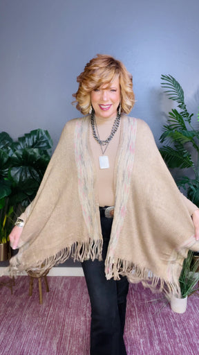 Cute To Cover Multi Shawl - OT036MU