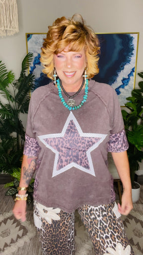 Star Of The Show Mineral Wash Top