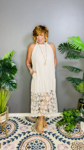 Just A Girl Halter Summer Dress