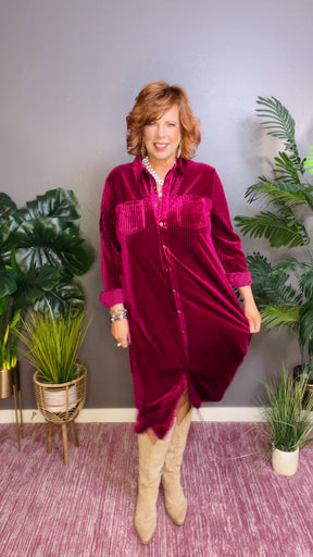 Style Goals Wine Duster - OT026WN