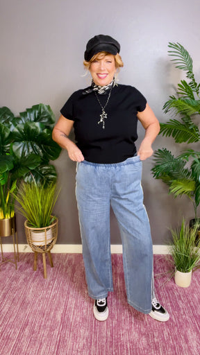 Easy Breezy Denim Pants - P006DN