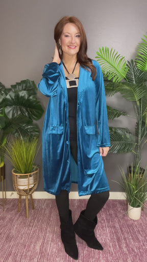 On Trend Velvet Cardigan (4 Colors)