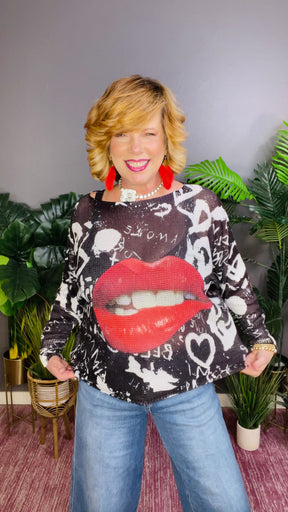 Our Lips Are Sealed Top - S311BK