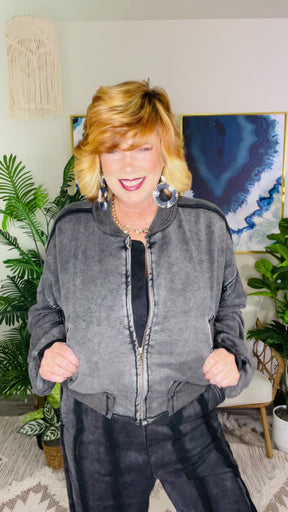 Faded Intentions Jacket - OT216BK