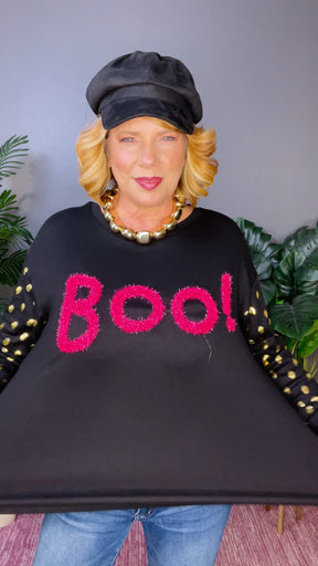 Trick Or Boo Sweater - S030BK
