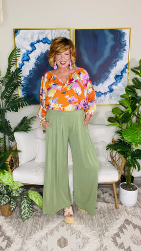 The Perfect Look Green Pants - P113GN