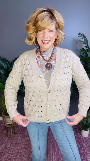 Soft Like Butter Textured Cardigan
