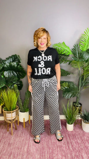 Check The Trend Drawstring Waist Pants