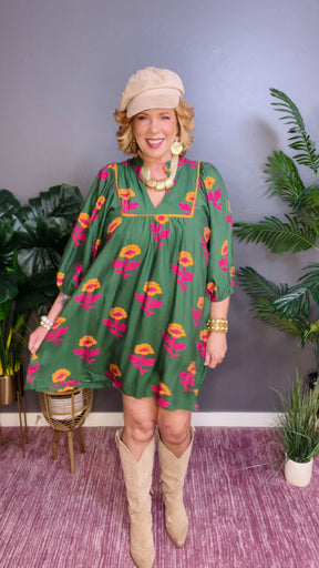 She's Got The Look Dress - DR034GN