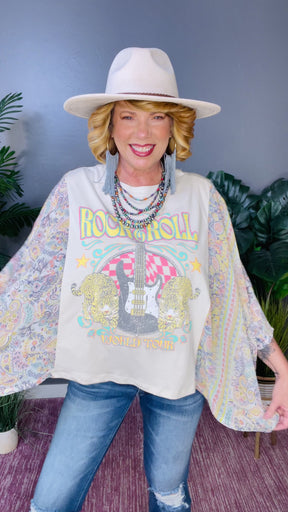 Rock And Roll Vintage Top - S021AW