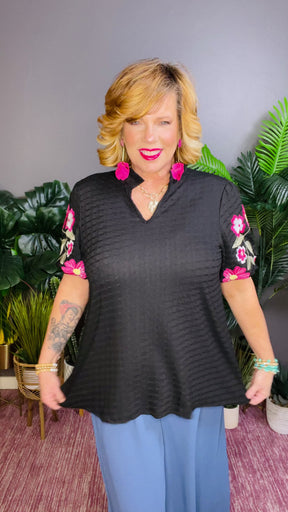 Grow With Grace Top - S379BK