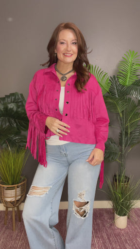 Uptown Girl Fringe Jacket - OT072MG
