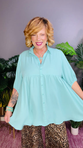 Small Town Girl Jade Top - S285JD