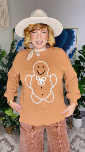 Gingerbread Kisses Sweater