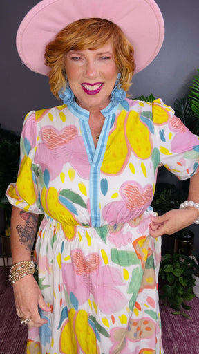 Sweet On You Multicolour Floral Midi Dress