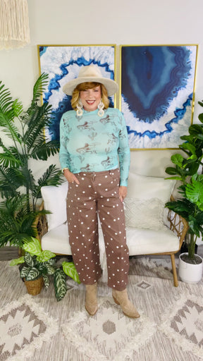 Happy Go Dottie Barrel Jeans (3 Colors)