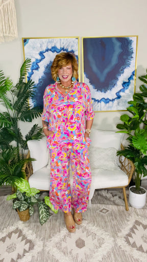 Paradise Bound Top And Pant Set - SET051MU