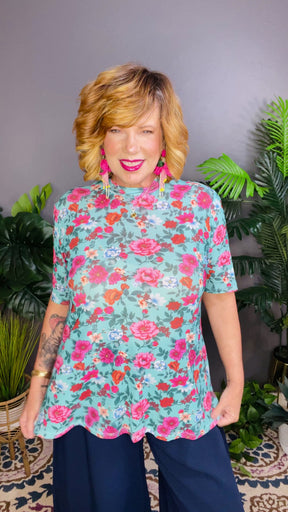 Pretty In Petals Top - S798TQ