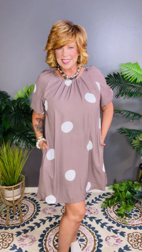 Pardon My Dots Mini Dress