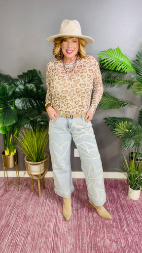 Don't Go Breaking My Heart Jeans - J017DN