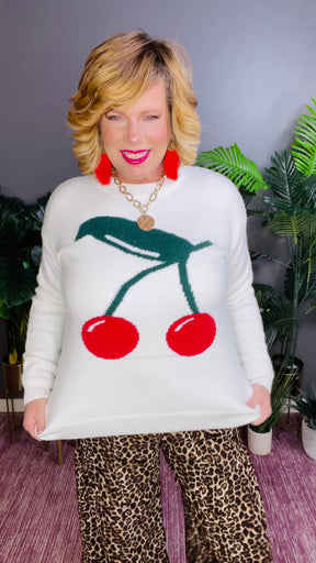 Sweet As Cherries Sweater (3 Colors)