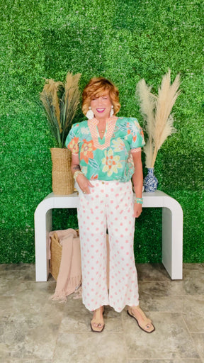 Dots On Repeat Pink Pants