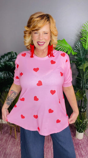 Hearts Lead The Way Top - S238PK