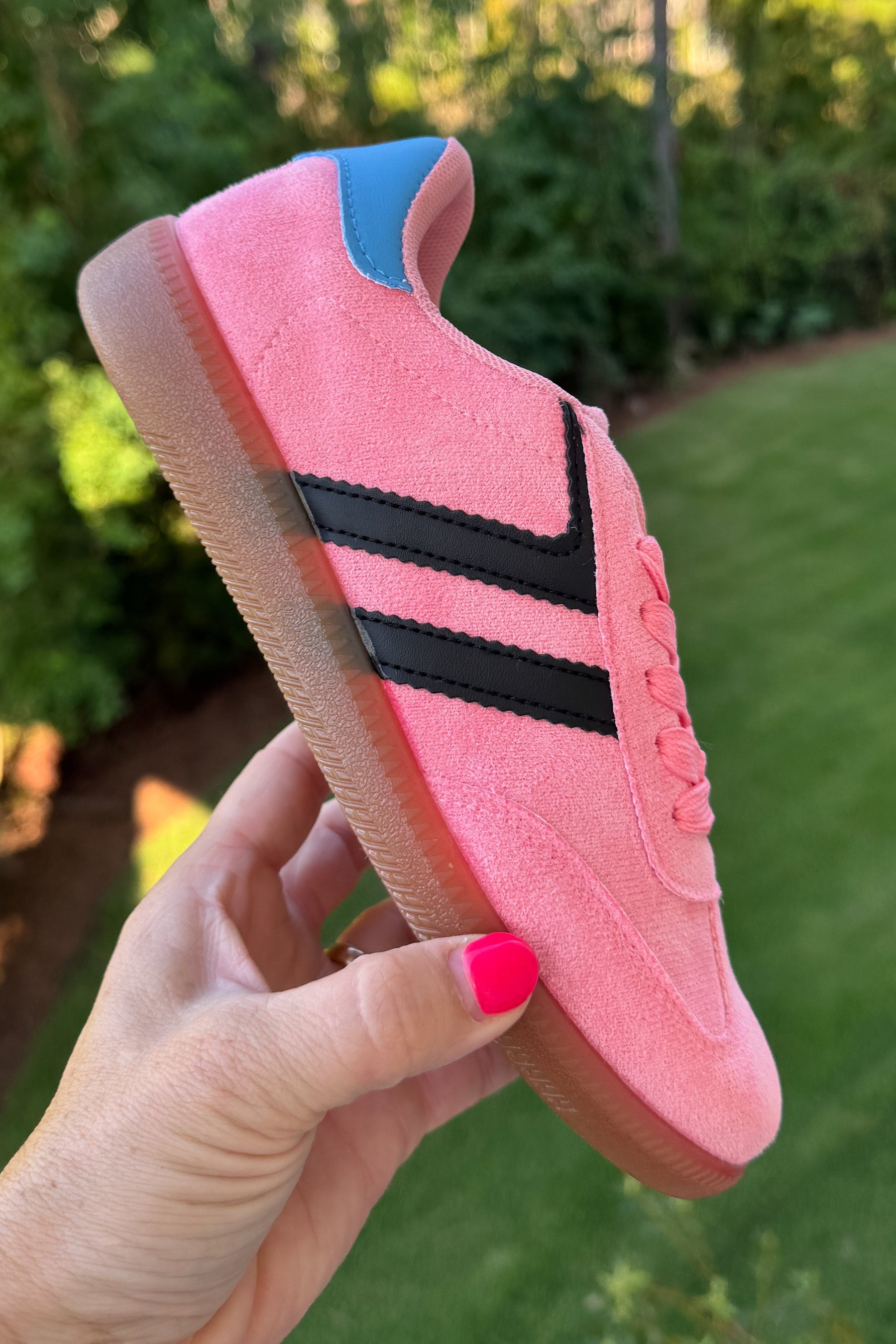 Stockholm Sneaker in Pink/Black