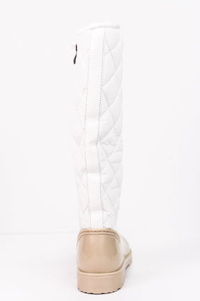 Come Rain Or Shine Beige Rain Boots - SHO1555BG