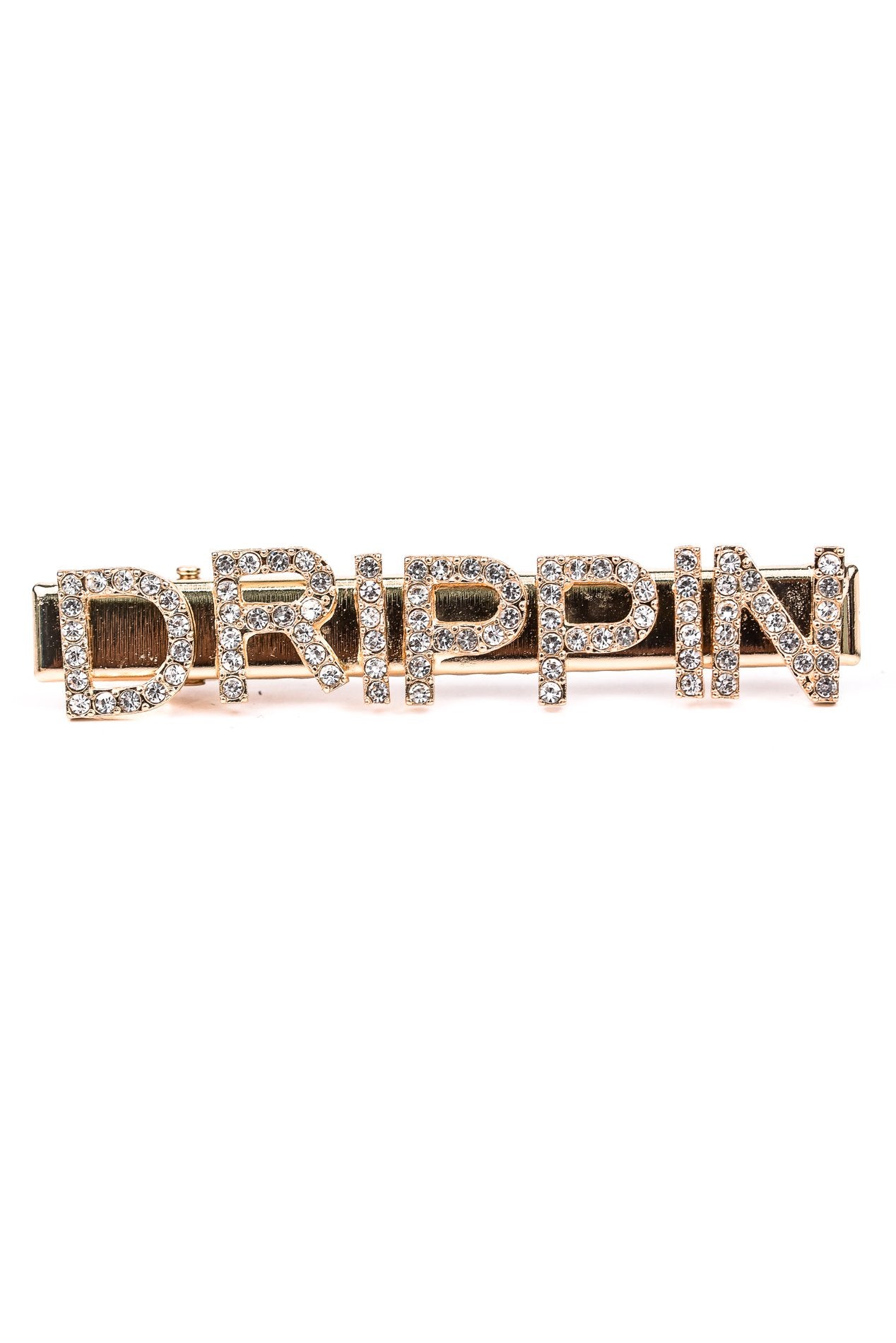 'Drippin' Gold Bling Hair Clip - CLP174GO