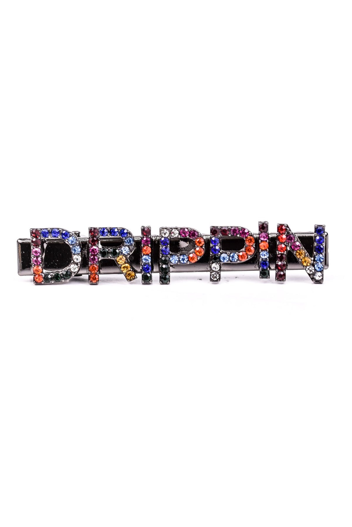 'Drippin' Multi Color Bling Hair Clip - CLP168MU