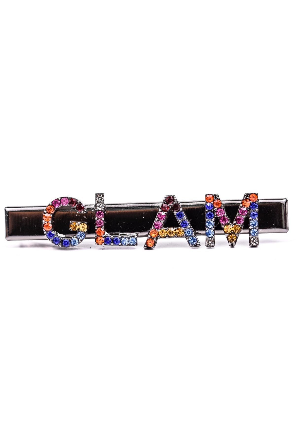 'Glam' Multi Color Bling Hair Clip - CLP169MU