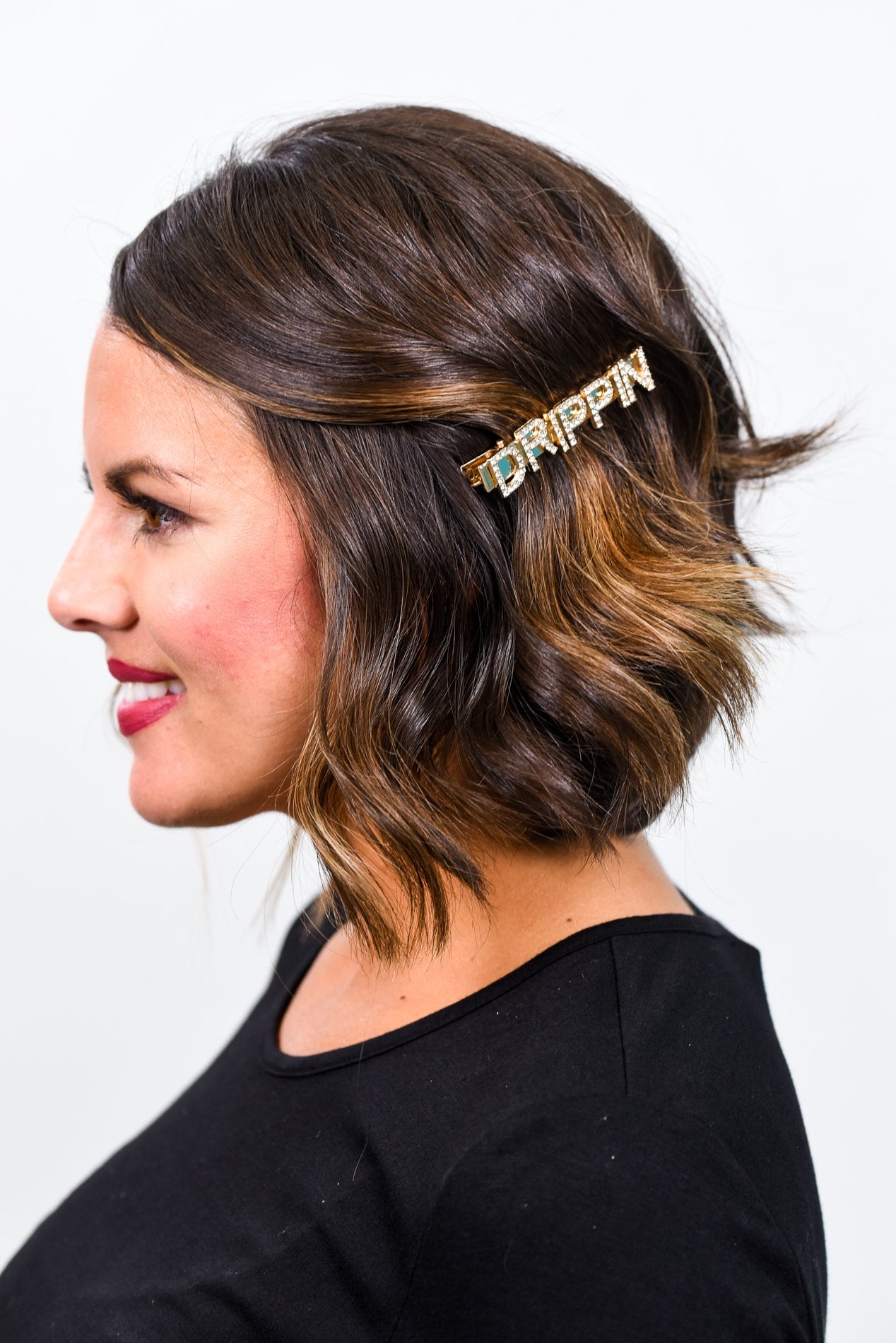 'Drippin' Gold Bling Hair Clip - CLP174GO