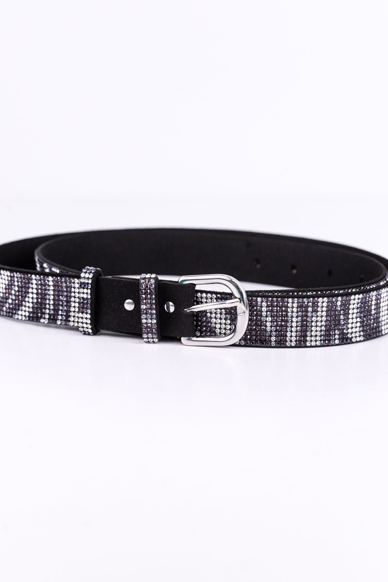 Black/Zebra Bling Belt - BLT1041BK