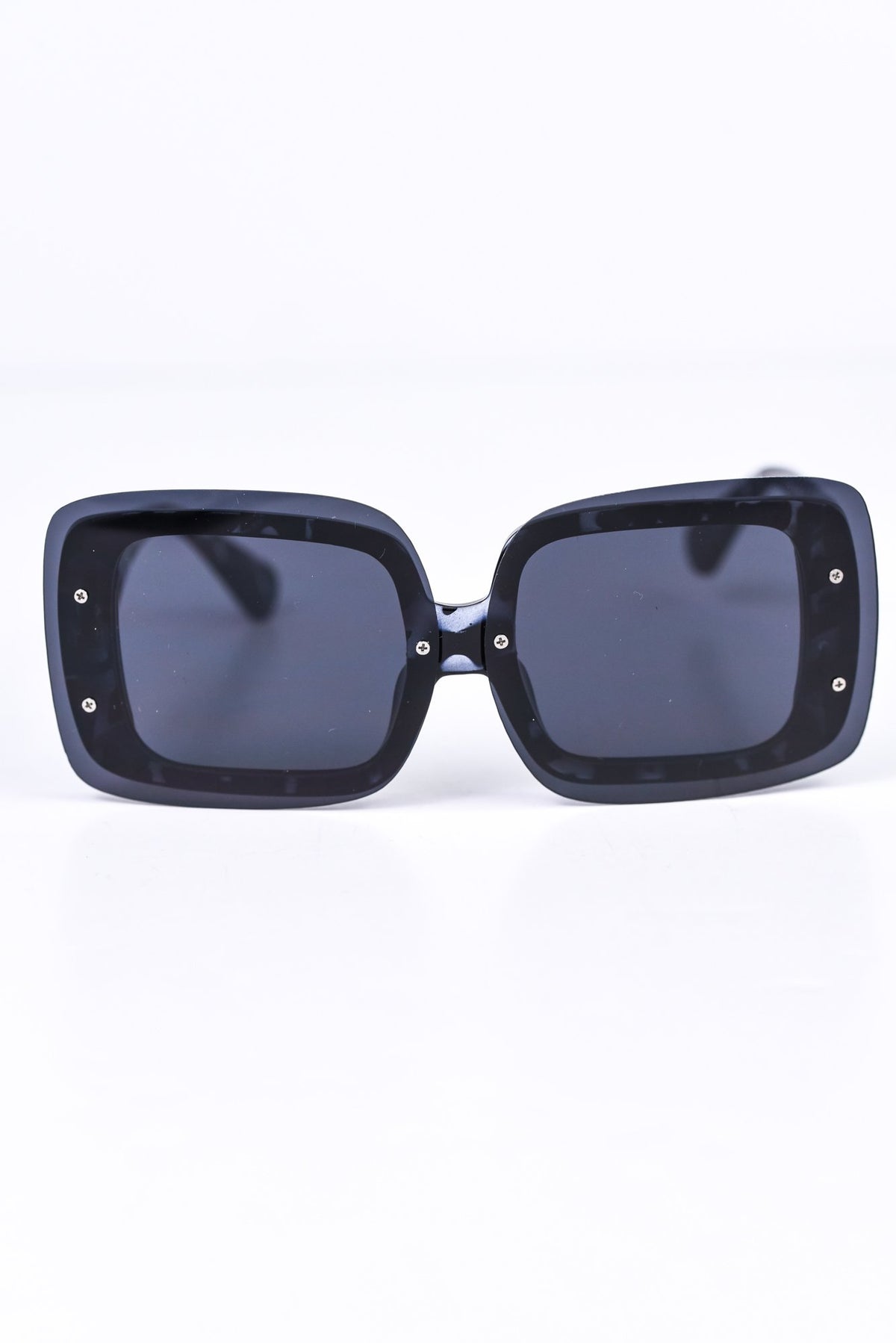 Black Tortoise Shell/Black Lens Sunglasses - SGL233BK - FREE hard case