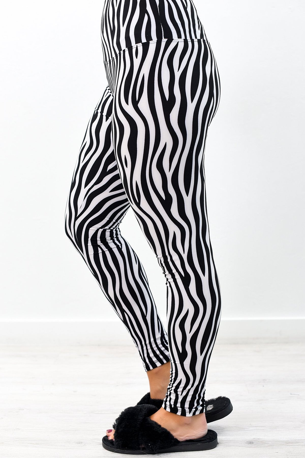 Zebra Wide Band Printed Leggings (Sizes 4-12) - LEG2753ZE