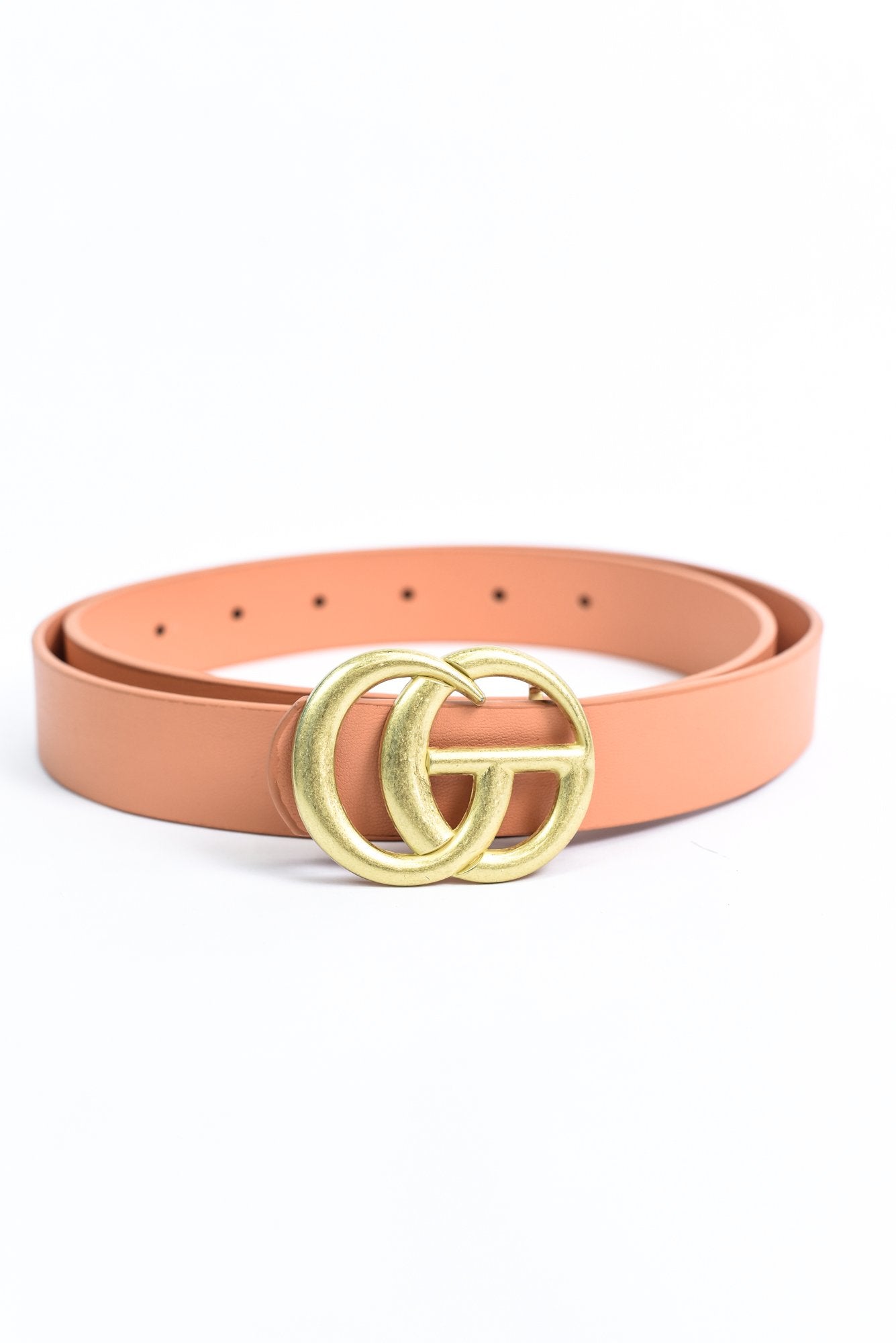 Clay/Antique Gold Belt - BLT1135CY