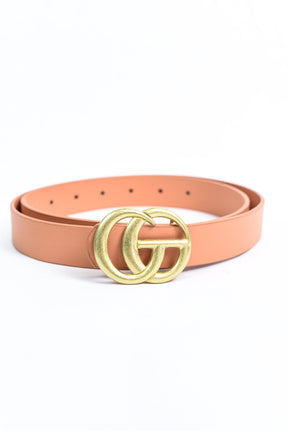 Clay/Antique Gold Belt - BLT1135CY