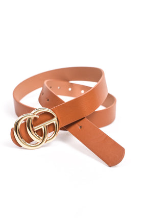Cognac/Gold Belt - BLT1053CGN