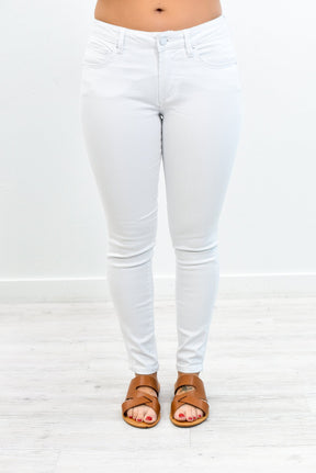 Denim Princess White Denim Jeans - K623WH