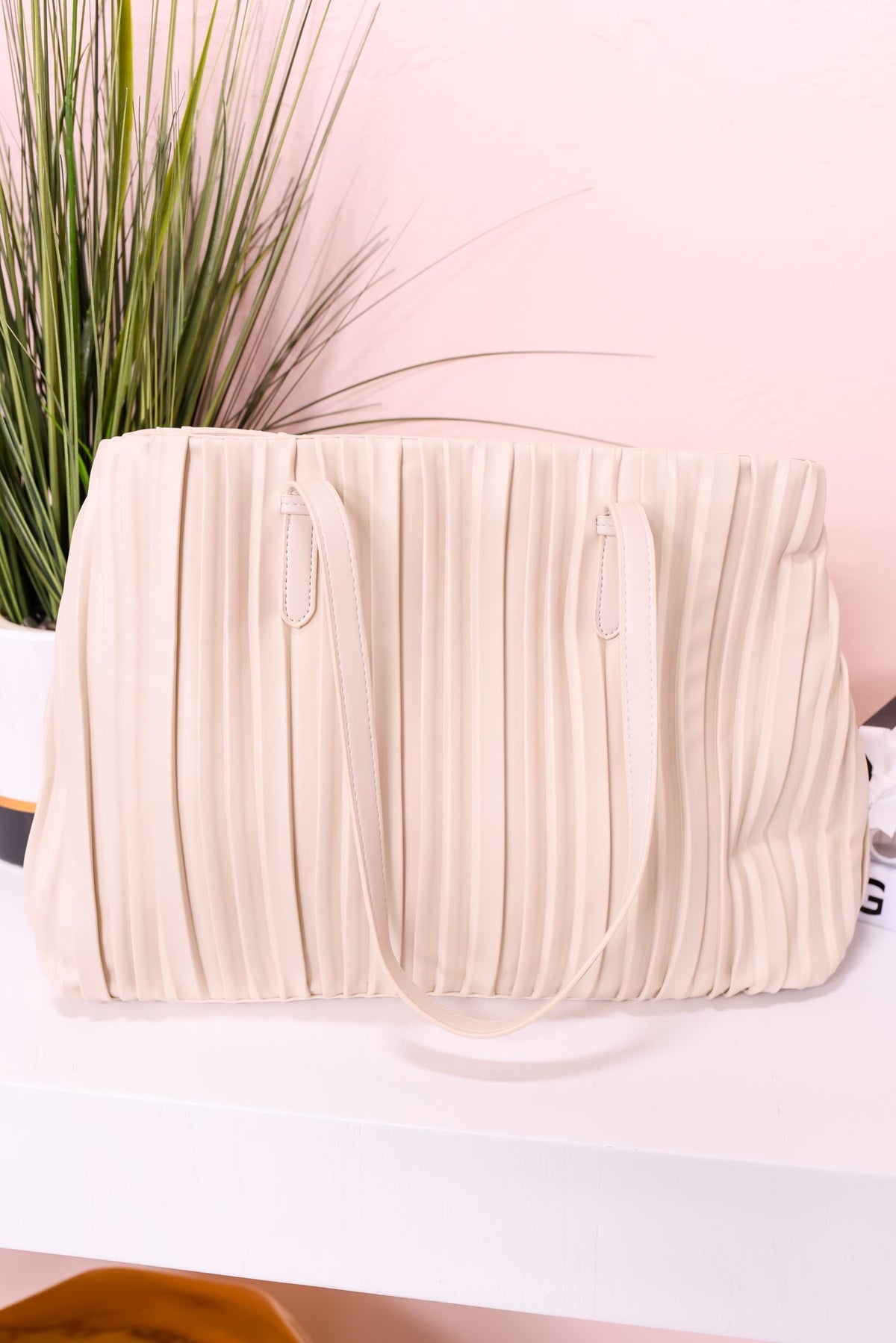 Going To Brunch With My Girls Ivory Bag - BAG1691IV