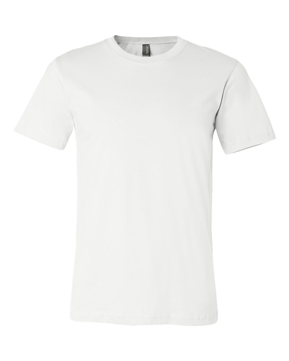 3001 WHITE UNISEX JERSEY TEE