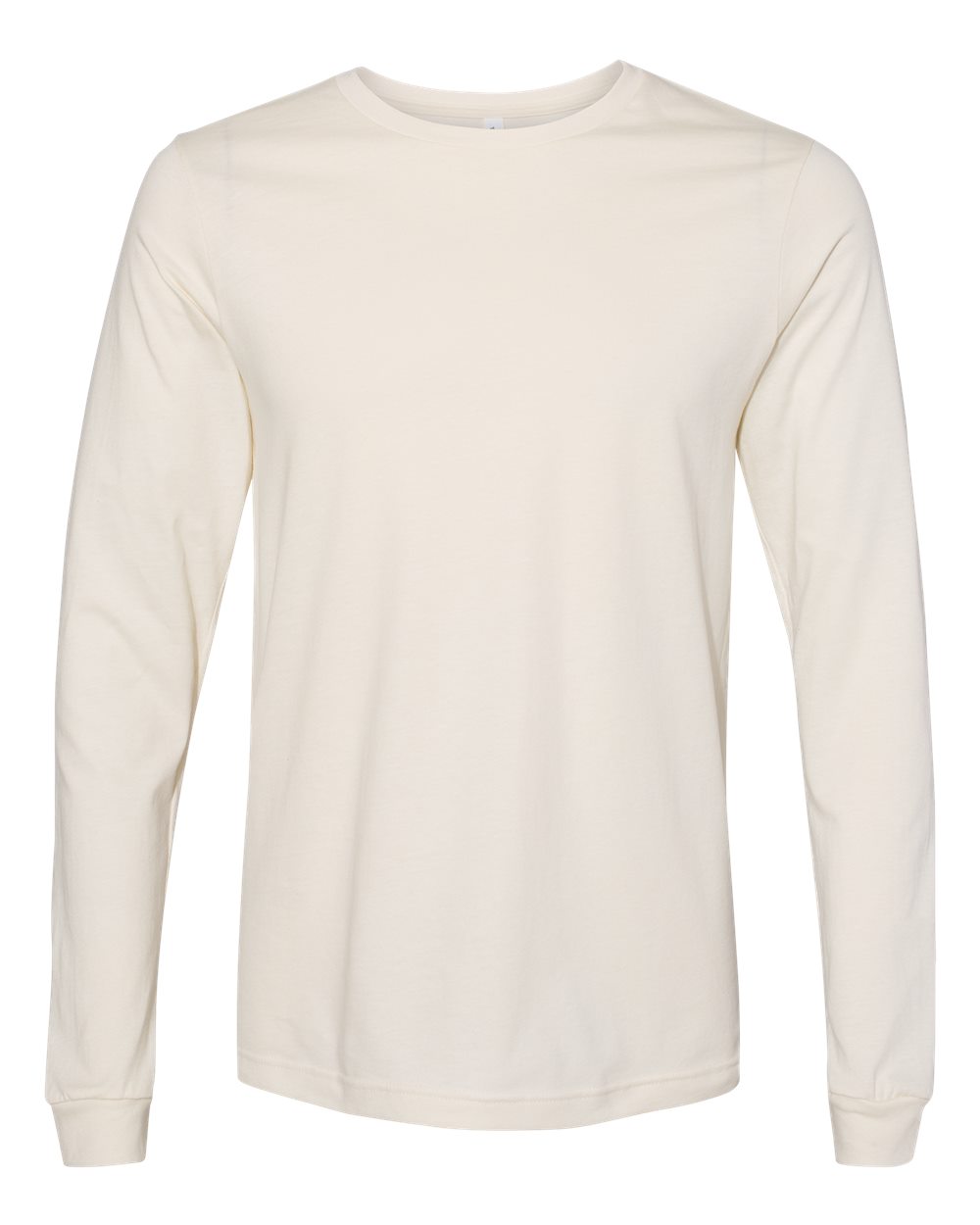 3501 Natural Unisex Jersey Long Sleeve Tee