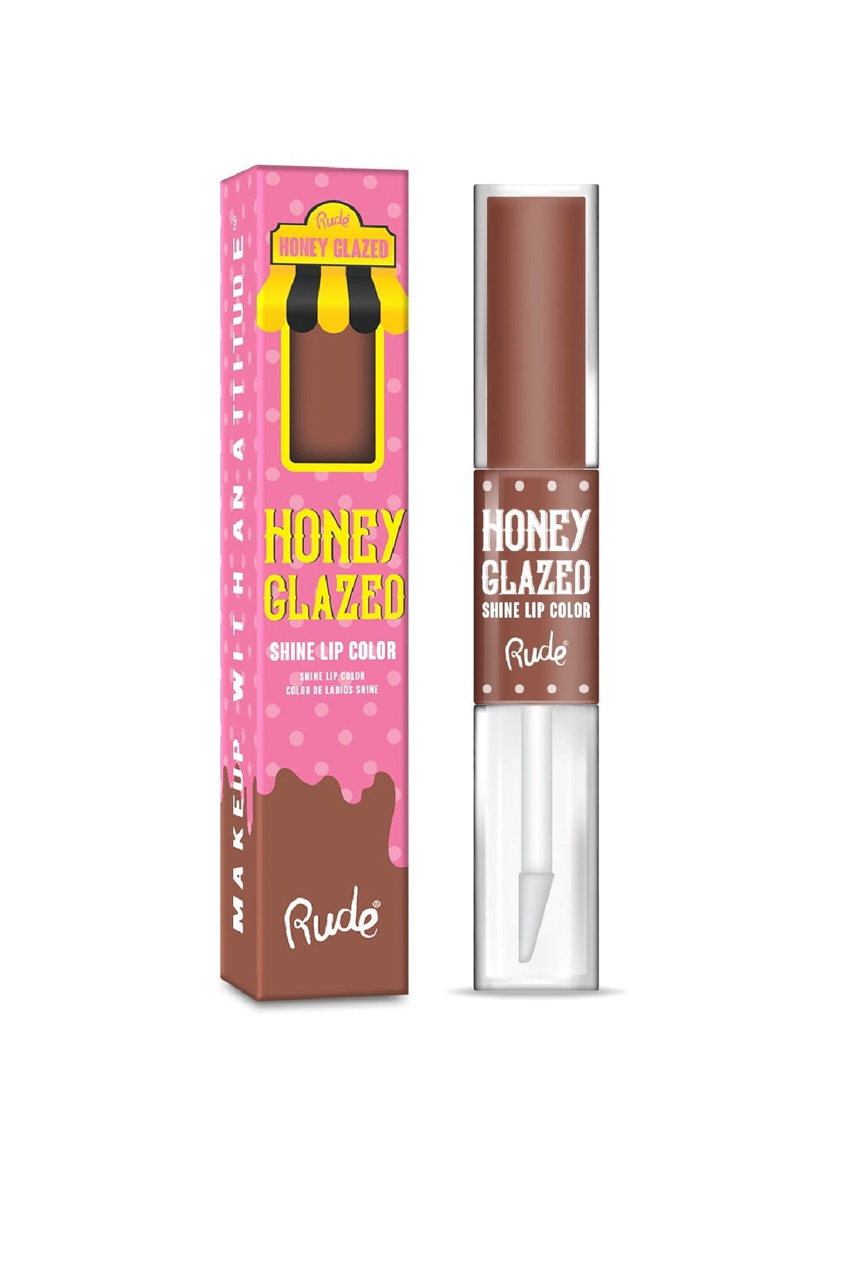 Honey Glazed Matte Ultra Shine Lip Gloss Color - Boston Cream - MK236