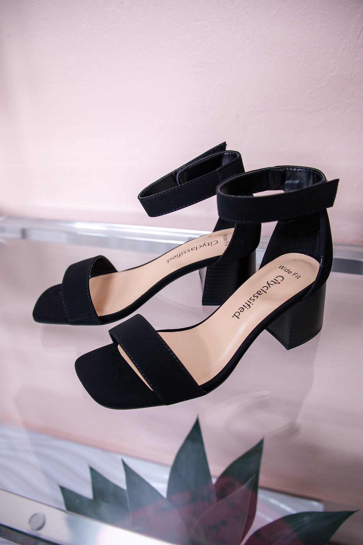 Evenings In The City Black Heels - SHO2557BK