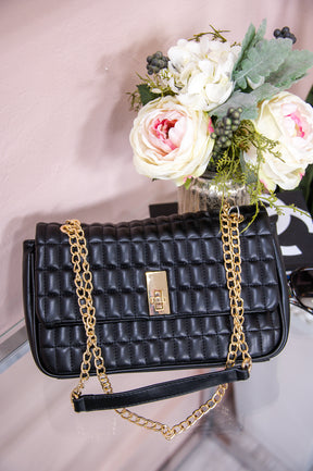 A Stunning Addition Black/Gold Bag - BAG1816BK