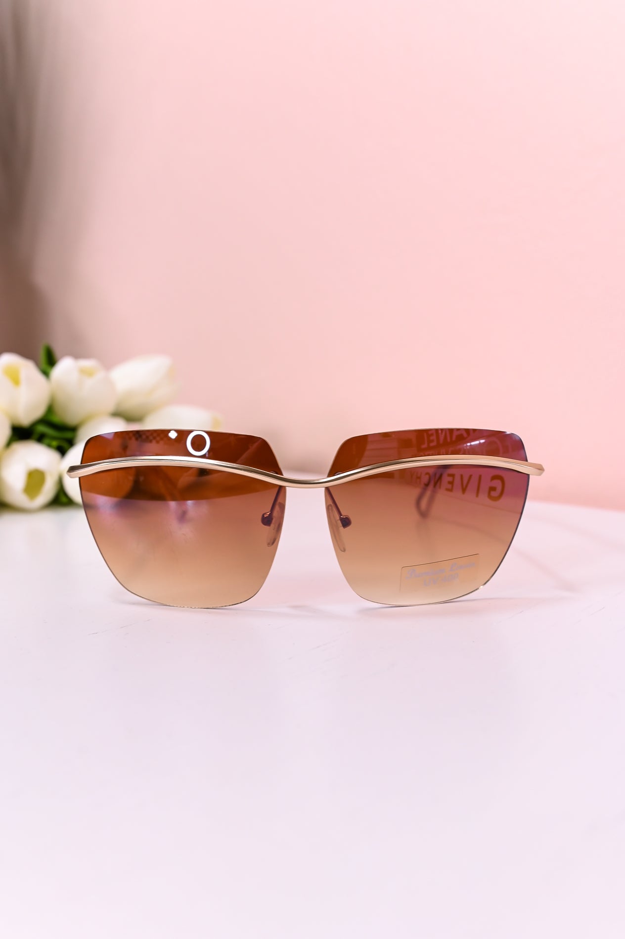 Taupe/Bronze Sunglasses - SGL307TA - FREE hard case