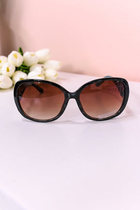 Multi Color Printed Frame/Black Ombre Lens Sunglasses - SGL326MU