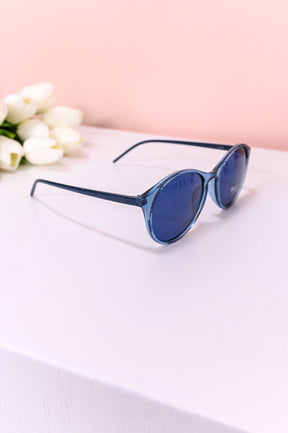 Blue Frame/Blue Lens Sunglasses - SGL321BL