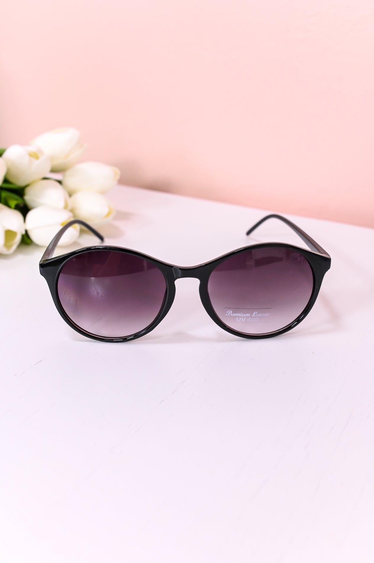 Black Frame/Black Ombre Lens Sunglasses - SGL319BK